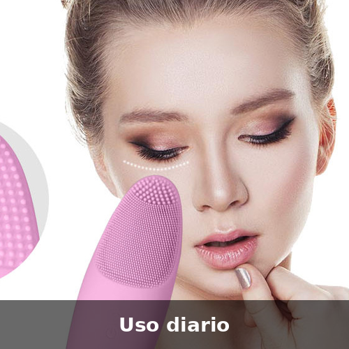 Cepillo Facial Eléctrico con Calor - Limpieza Profunda Antiedad